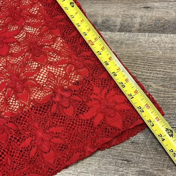 Nightcap x Free People Red Lace Jumpsuit – Size 2 – Made in USA